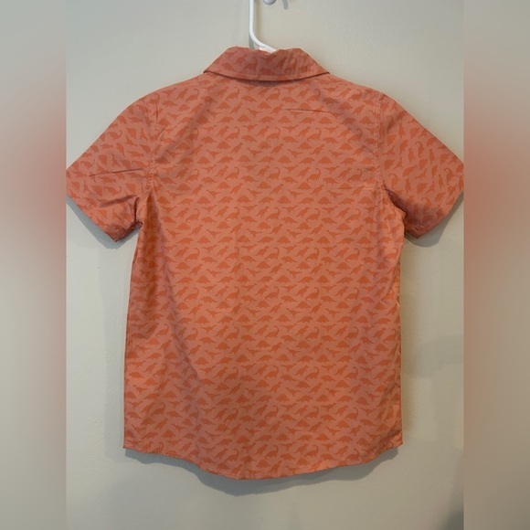 Andy & Evan Orange Casual Button Down Shirt - Picture 6 of 8